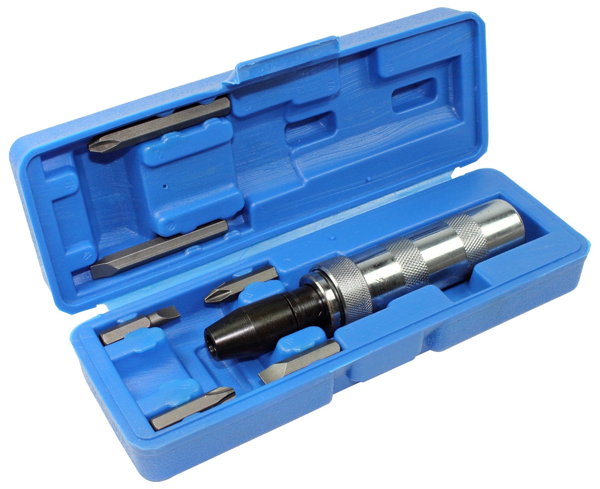 Hand Schlagschrauber Satz 12,5 (1/2) 7-tlg umschaltbar Schrauben Dreher Löser