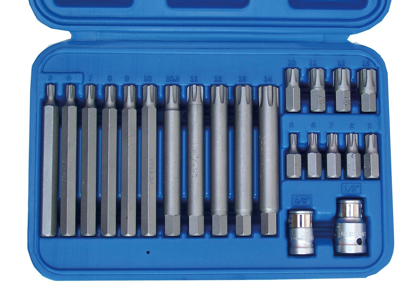 Ribe Bitsatz inkl Adapter für Knarre Zylinderkopfschrauben Steckschlüssel