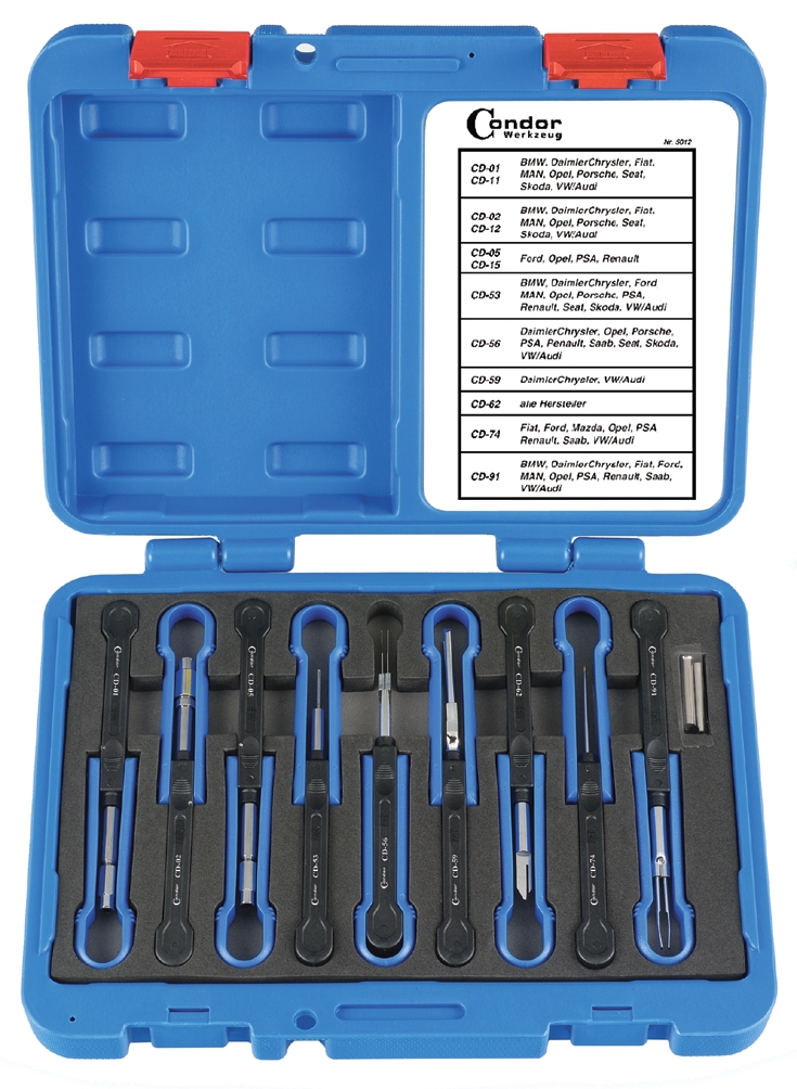 Entrieglungs-Werkzeug-Satz 12-tlg.