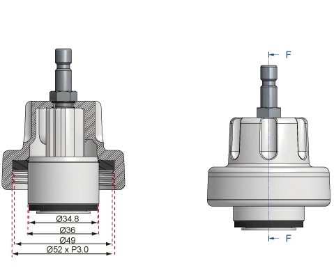 Abdrück Adapter Kühlsystem für Opel Ford Mondeo Land Rover Abdrücken Kühlmittel