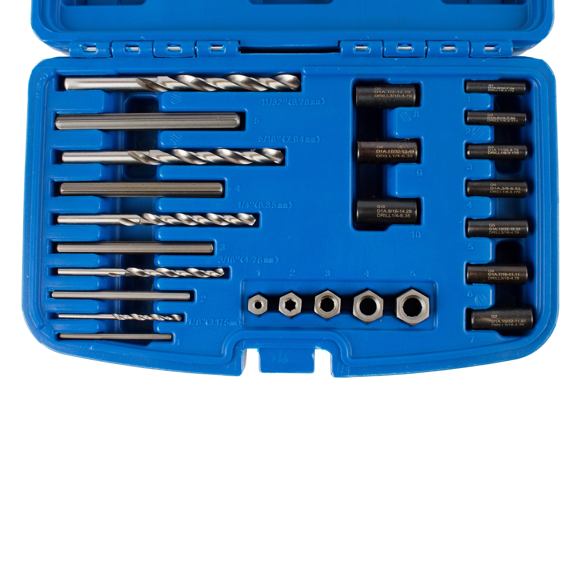 Ausdreh-Set für abgerissene Schrauben / Bolzen M5 - M16