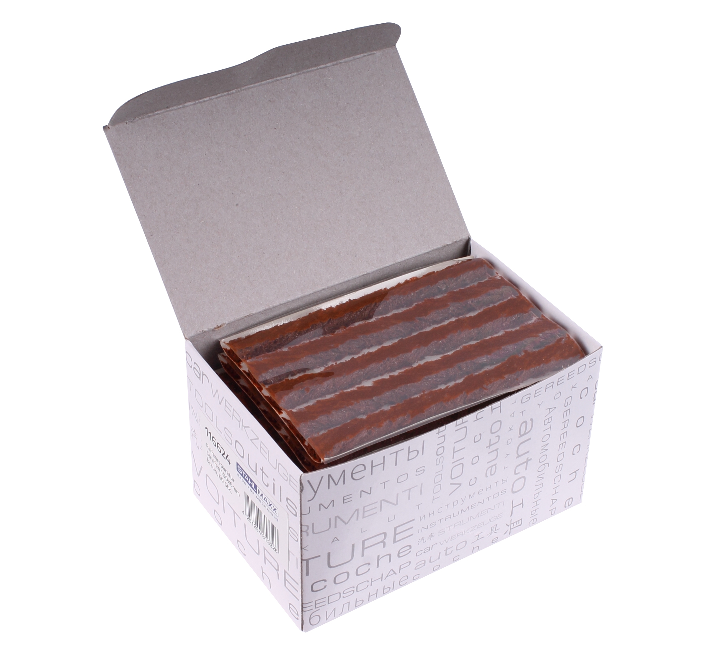 Reparatur-Streifen für die Reifen, 100x6mm braun