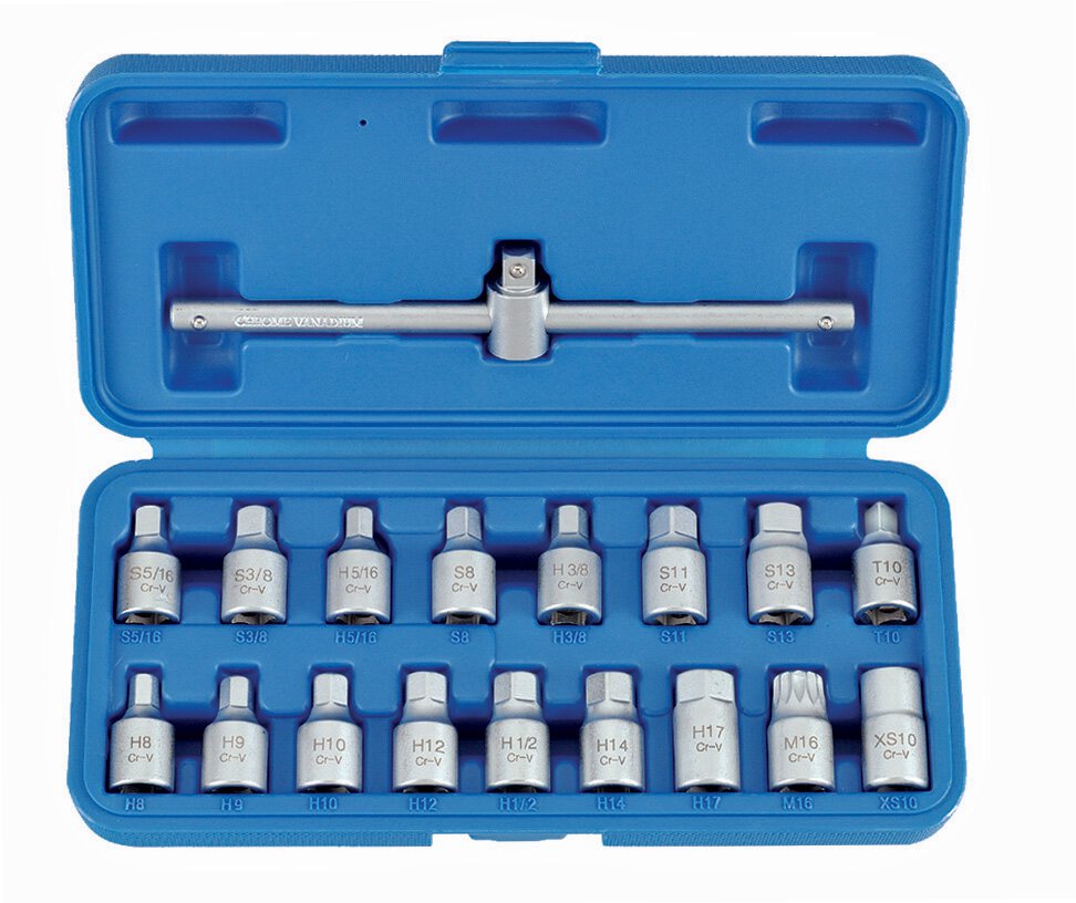 Öldienstschlüssel Satz Ölablass Schrauben Ablassschraube Werkzeug 18tlg