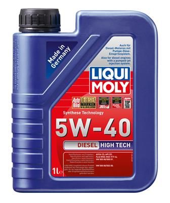 Ölfilter + LIQUI MOLY 10L DIESEL HIGH TECH 5W-40 für AUDI VW  