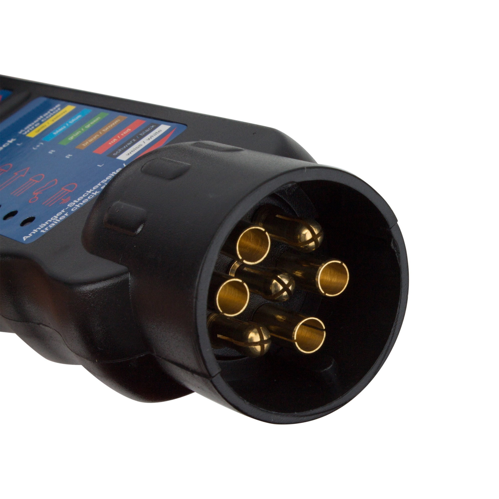 Tester Anhänger 7 13 polig 12V Steckdose PKW Trailer Wohnwagen Prüfgerät Licht