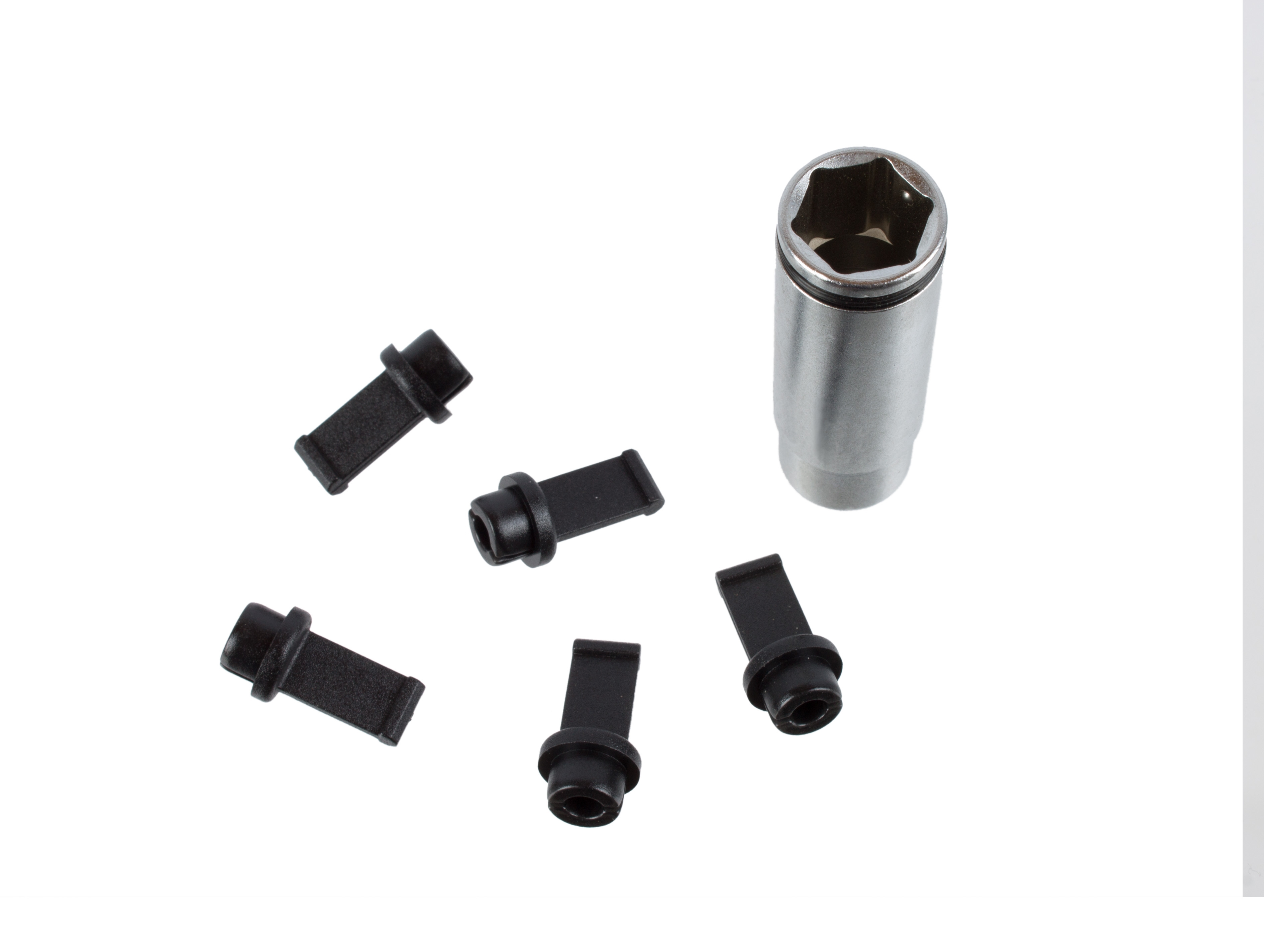 Steckschlüssel für PSG Glühkerze und 5 Abdeckkappen