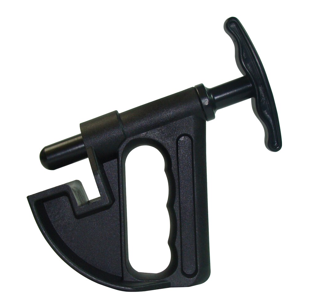 Federbelasteter Reifenwulst-Niederhalter