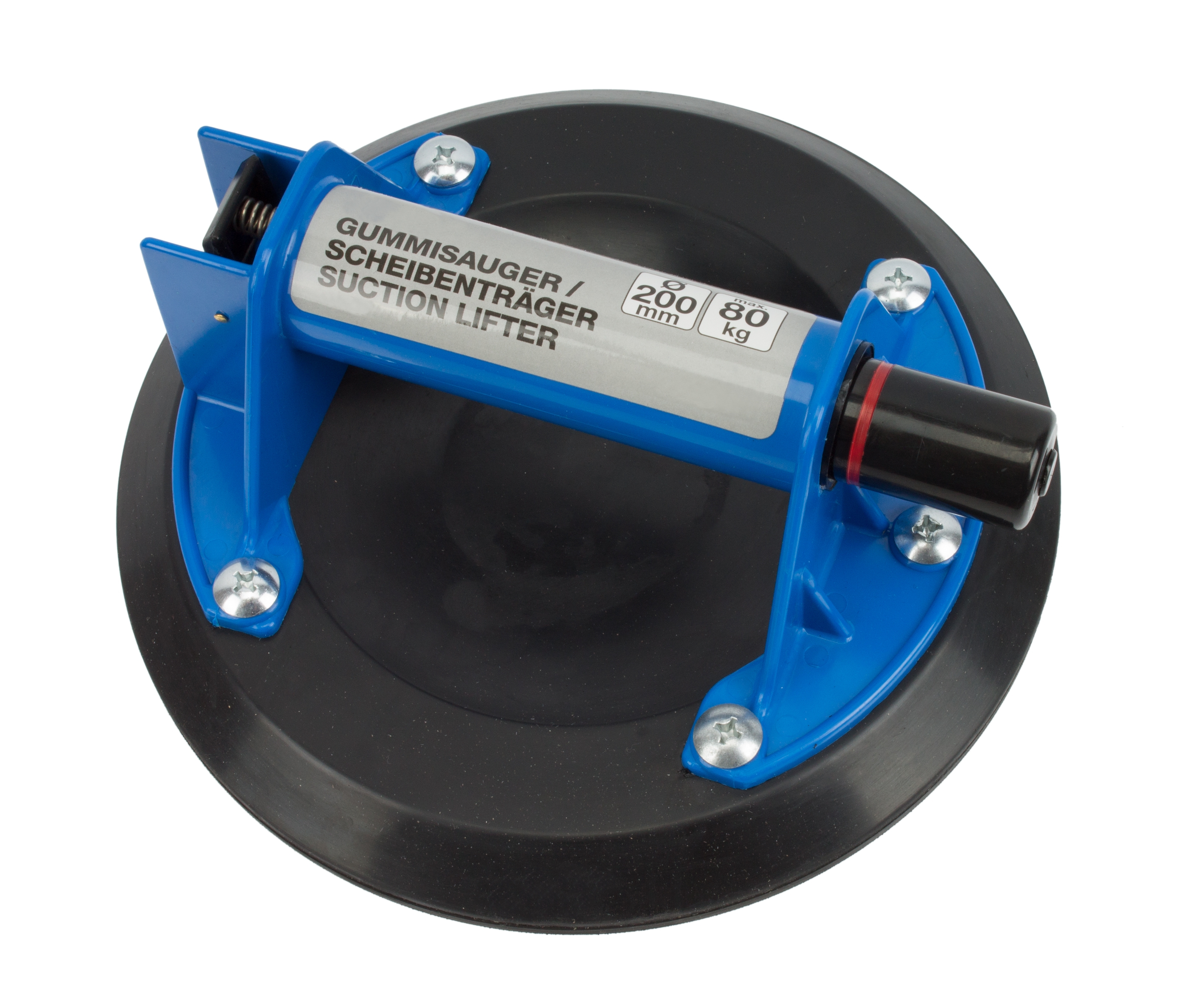 Gummisauger 200mm Scheibenträger 80kg extra stark Vakuumheber Scheiben Saugnapf