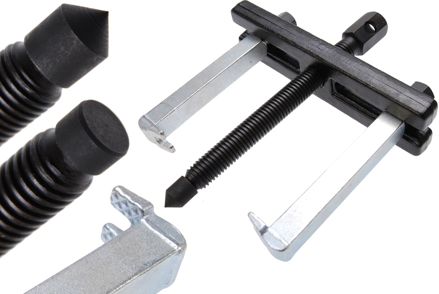 2-Arm Abzieher, Außenabzieher und Innenabzieher, Spannweite 50-170mm