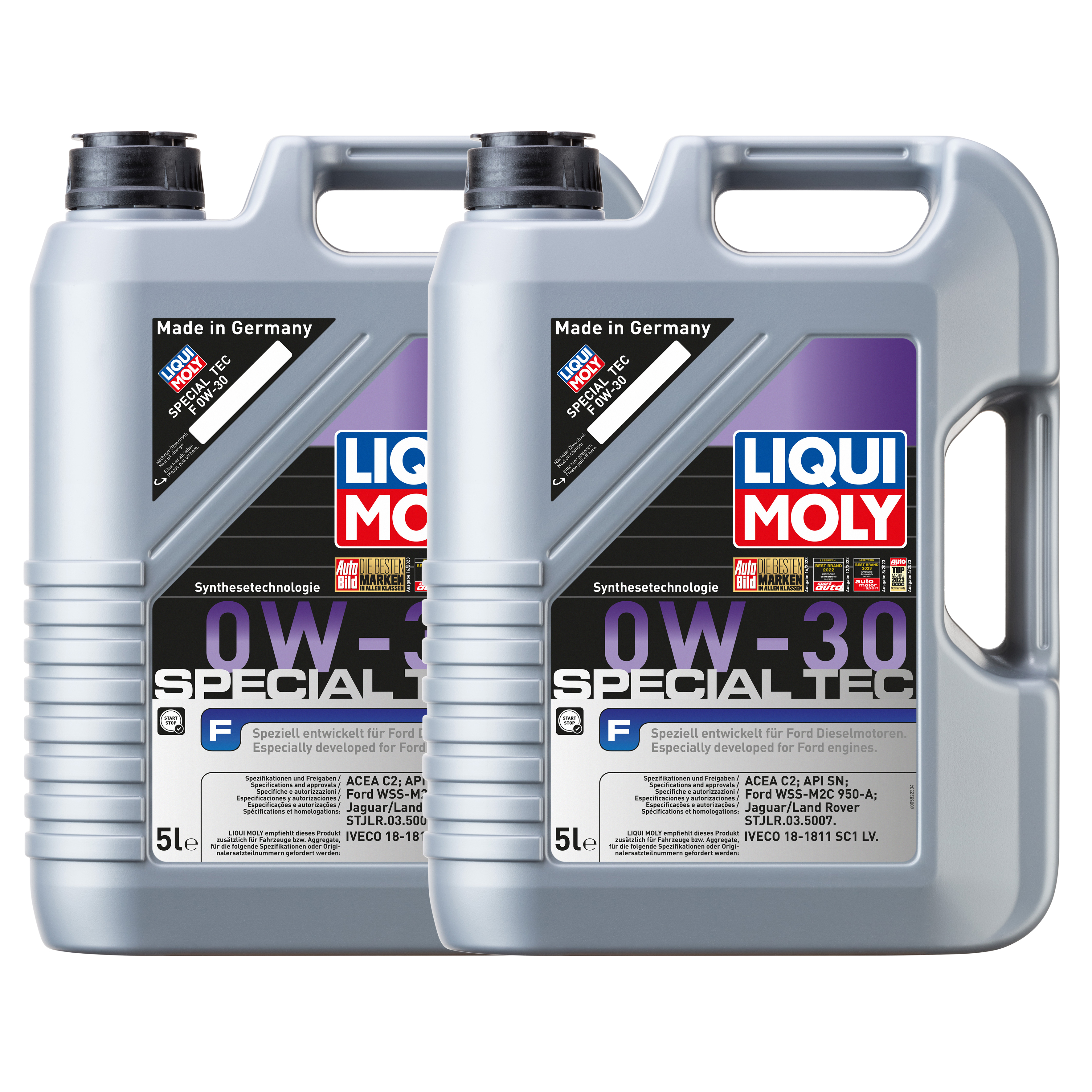 LIQUI MOLY 0W-30 10L SPECIAL TEC Motoröl für FORD     