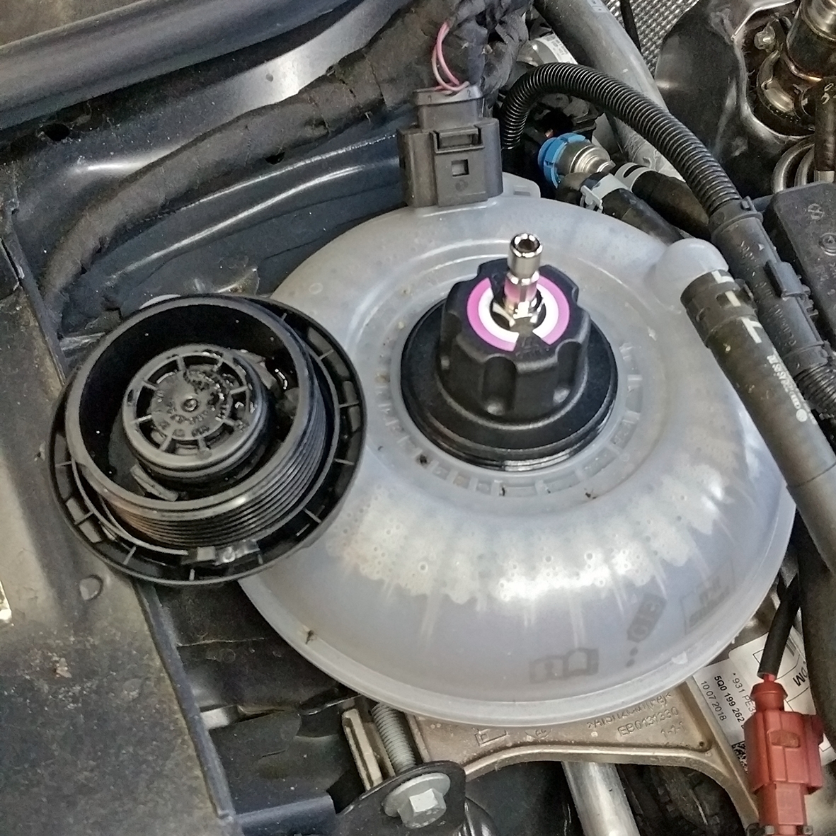 Abdrück Adapter M62x3 Kühlsystem Prüfgerät für VAG ab BJ 2017 VW Audi Skoda Seat