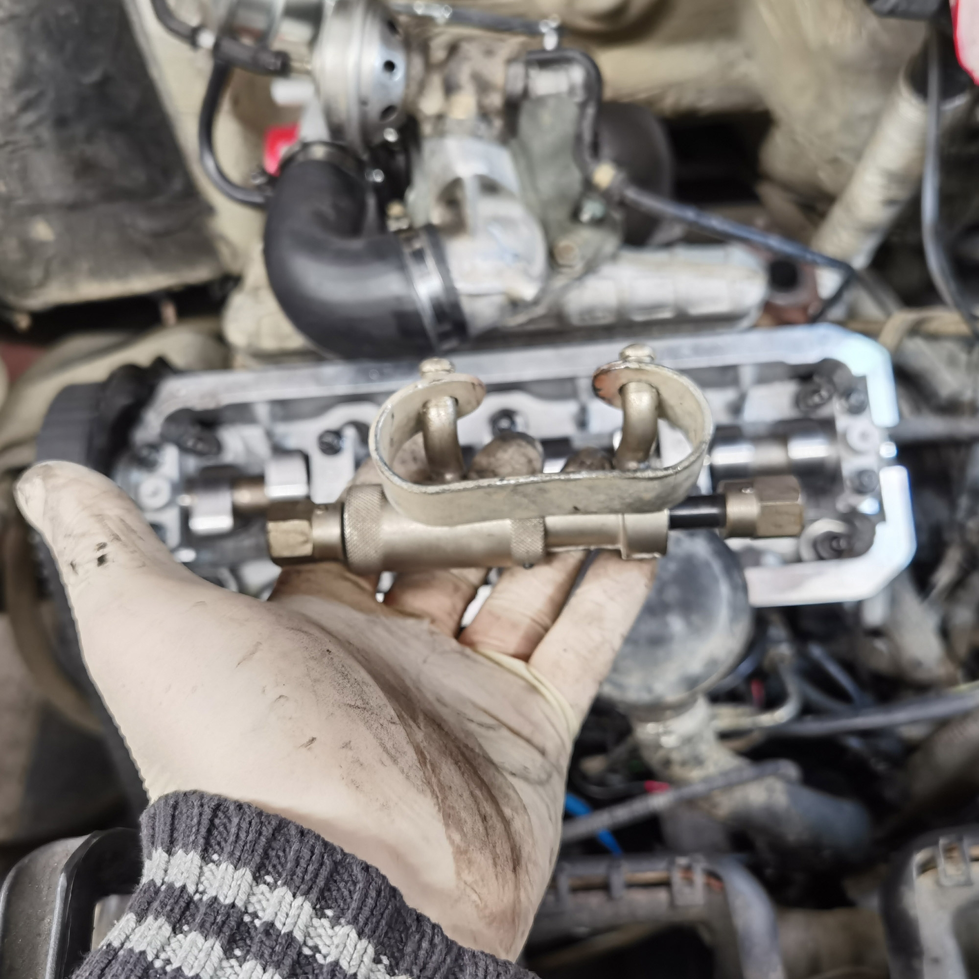 Klemmfeder Spanner Auspuff Hosenrohr für VW Golf 1 2 T4 Montage Werkzeug