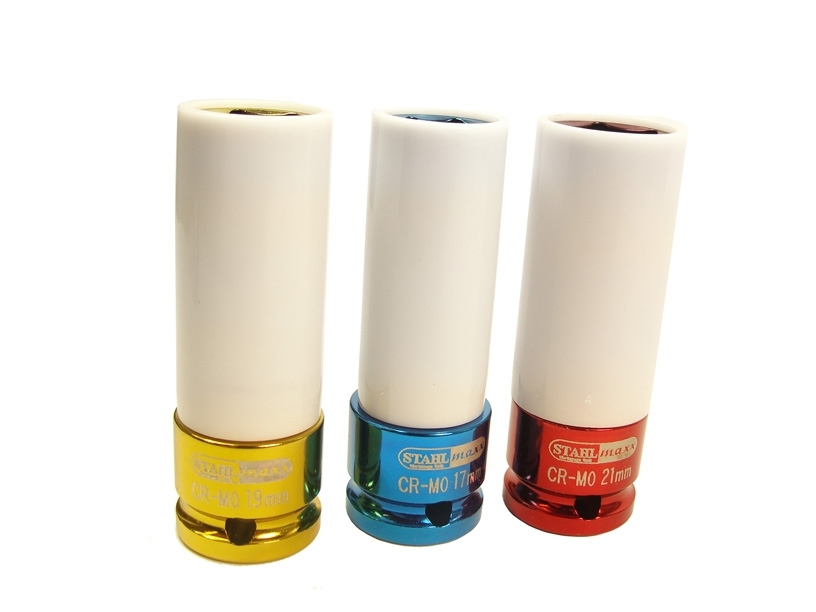 Alufelgen-Radmuttern-Einsätze, 17–21 mm